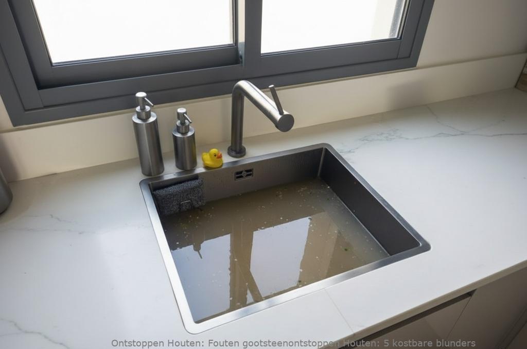Fouten gootsteenontstoppen Houten: 5 kostbare blunders
