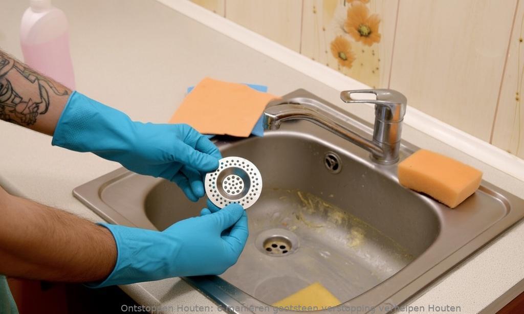 6 manieren gootsteen verstopping verhelpen Houten