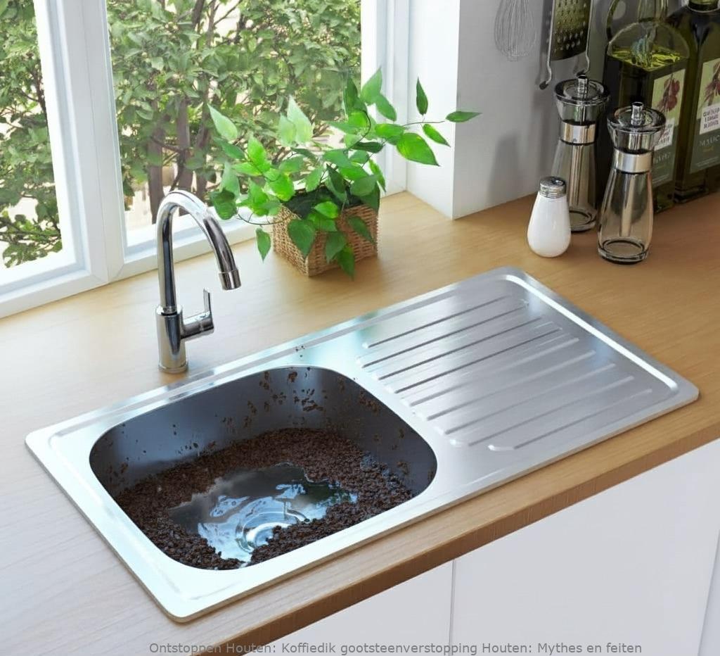 Koffiedik gootsteenverstopping Houten: Mythes en feiten