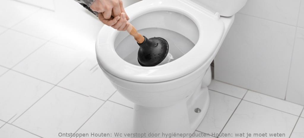 Wc verstopt door hygiëneproducten Houten: wat je moet weten